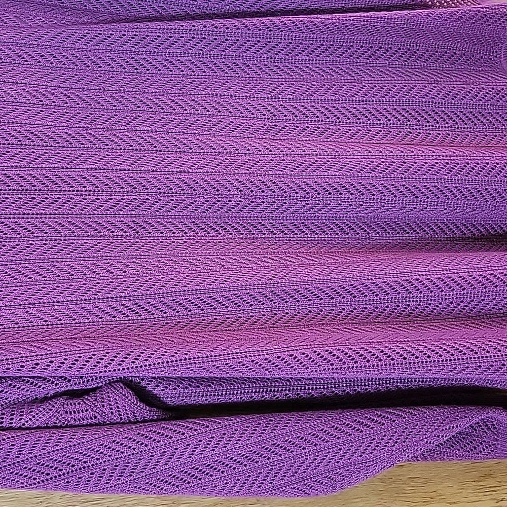 RETRO-ology Purple 2X Women Top - Picture 3 of 4